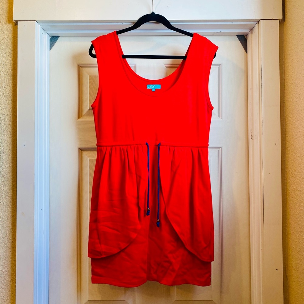 Vfish Red Tulip Mini Dress